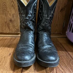 Justin Boots Black Cowboy & Western Boots
